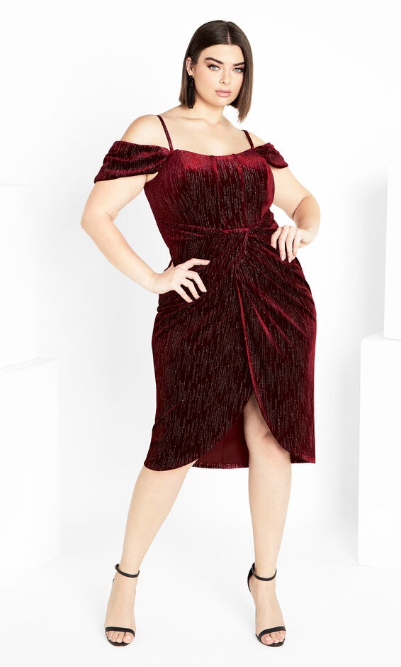 Jayla Dress - berry, RED, alternate image number null