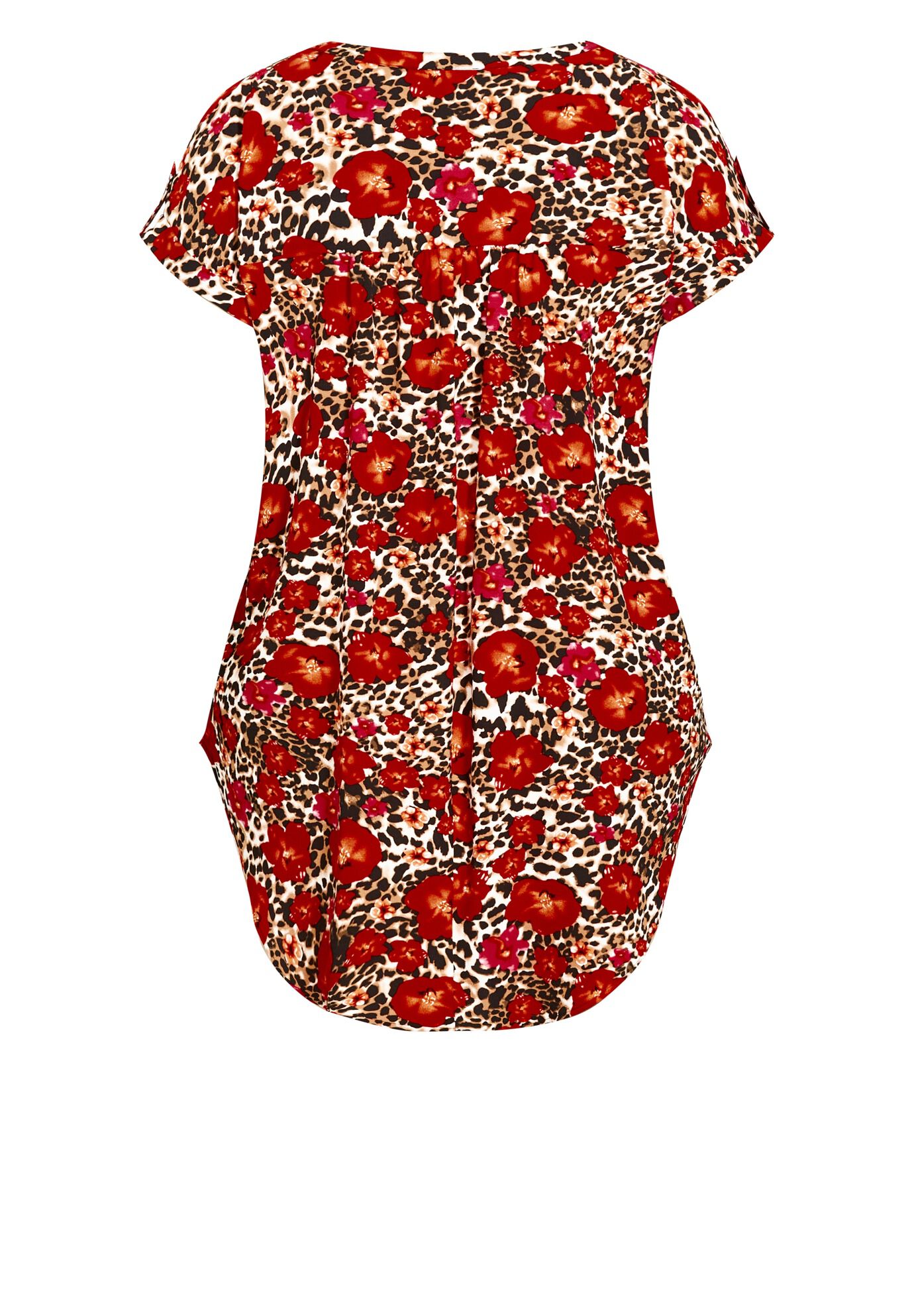 Button Pleat Print Top | Avenue Button Pleat Print Top | Avenue