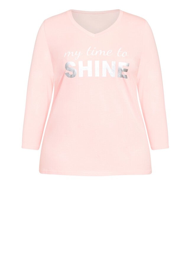 Shine Sleep Top, SHINE PRINT, alternate image number 4
