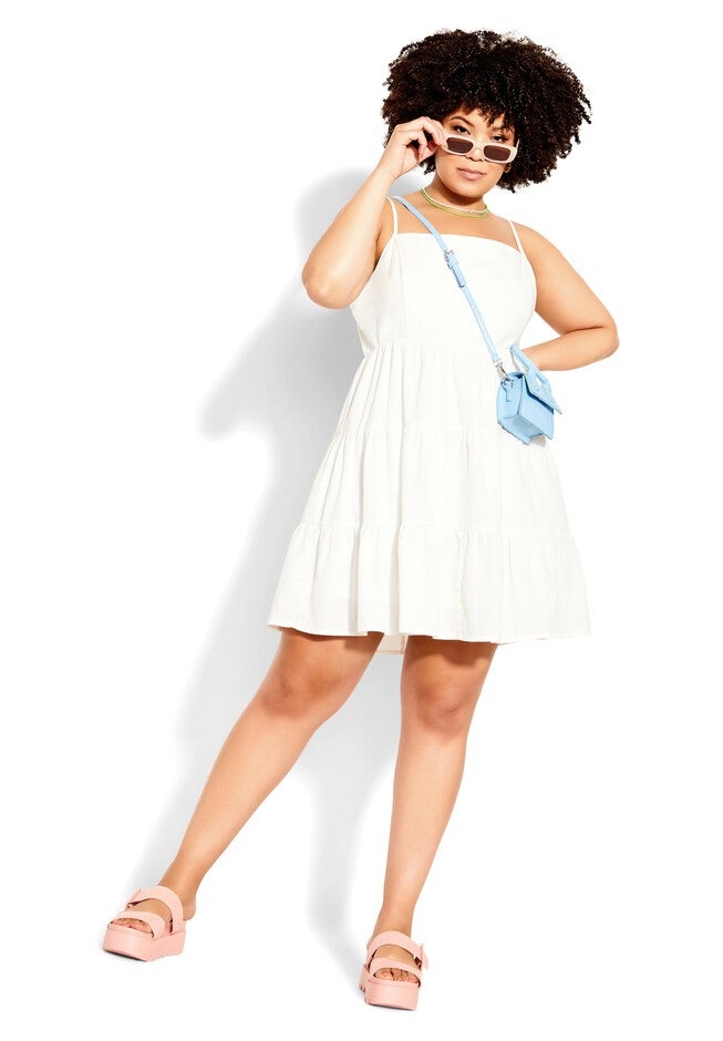 Tenielle Dress - ivory, WHITE, hi-res image number null