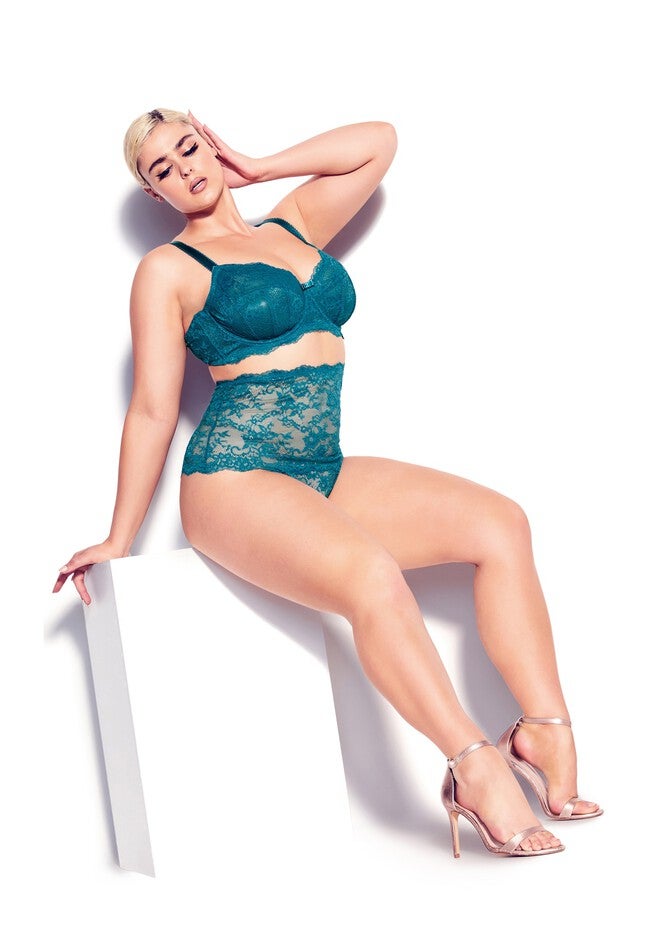 Emma Underwire Bra - teal, BLUE, hi-res image number 0