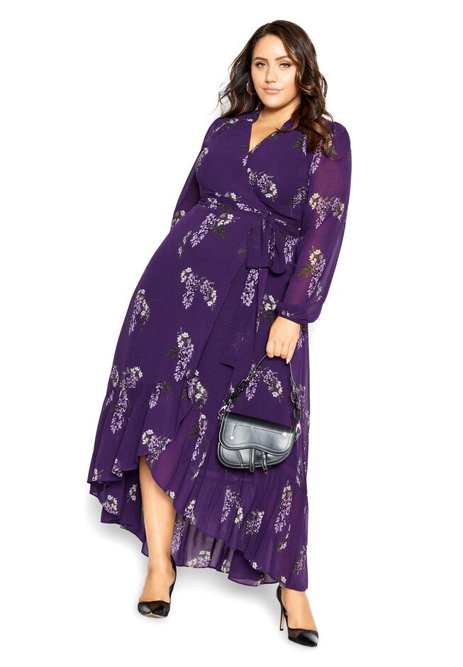 Grace Maxi Dress - petunia, PURPLE, hi-res image number null