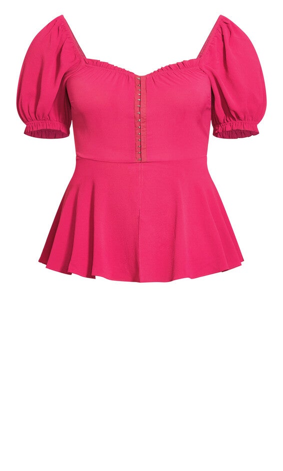 Quirky Top - raspberry, PINK, alternate image number 4