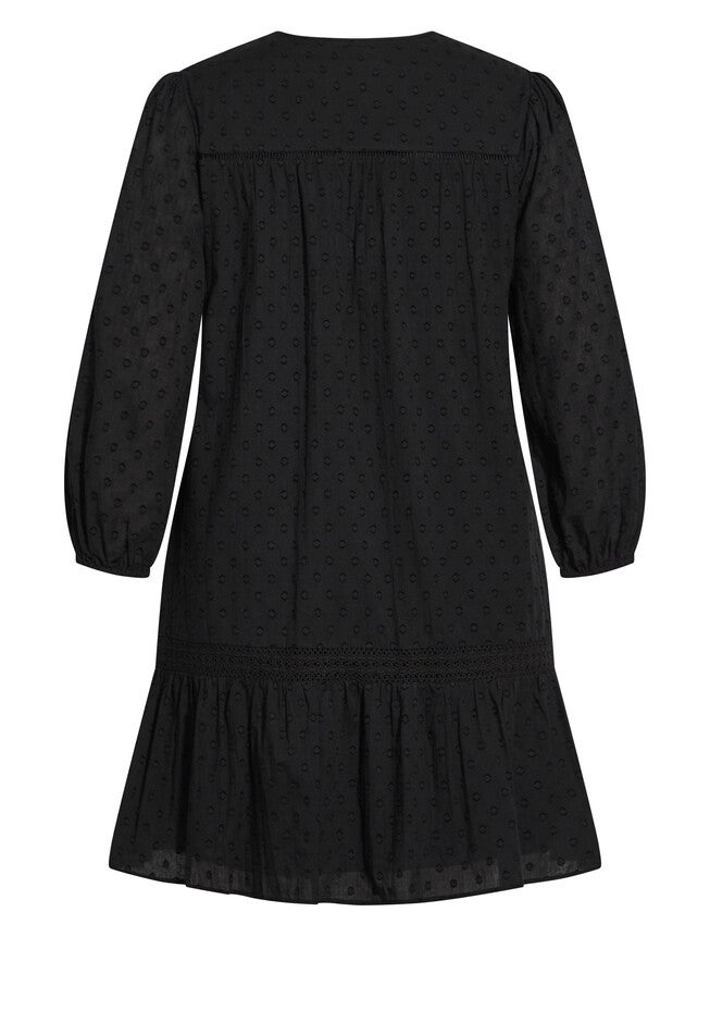 Reine Dress - black, BLACK, alternate image number null