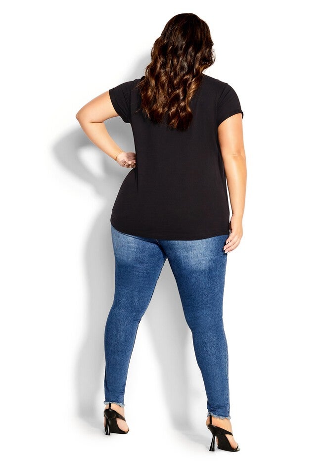 Boyfriend Tee - black, BLACK, alternate image number null