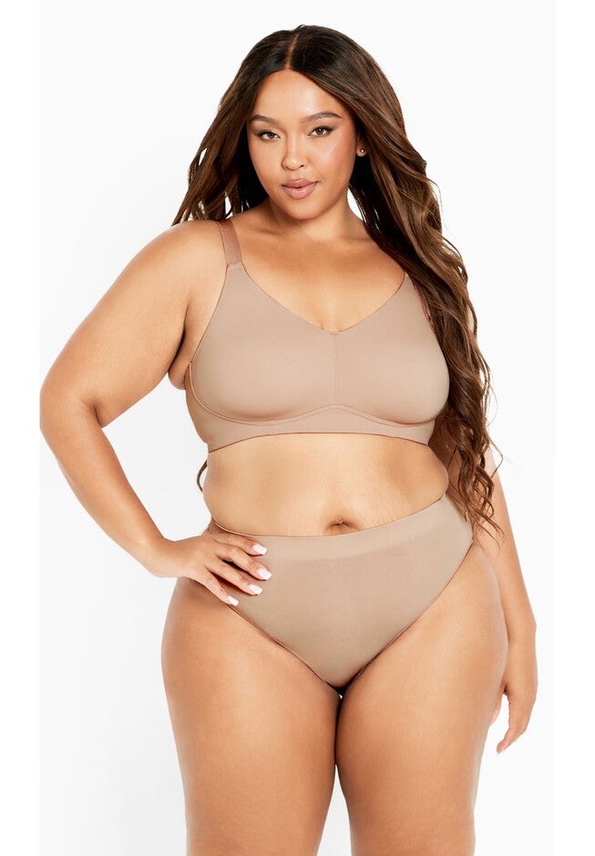 Wireless Back Smoother Bra, NATURAL, hi-res image number null