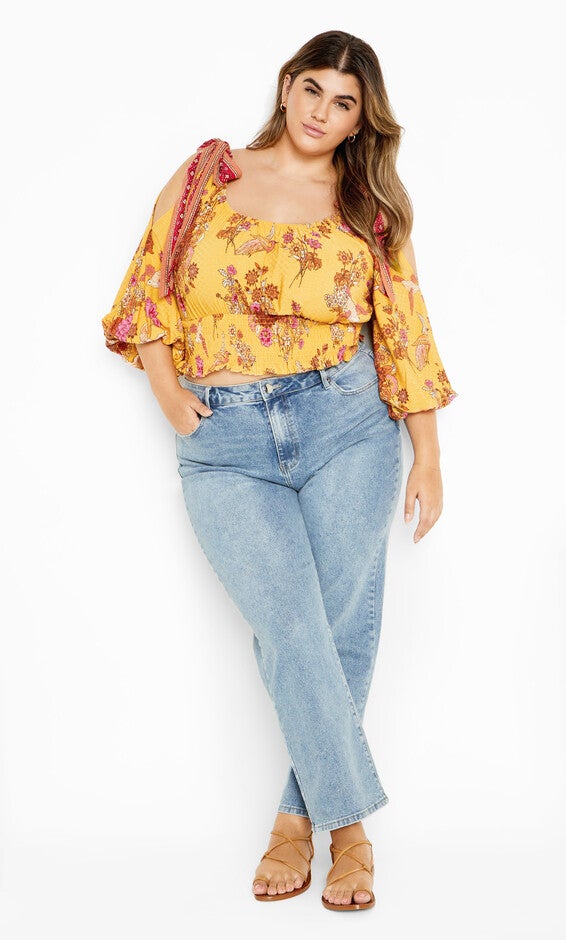 Venice Top - sunflower, YELLOW, alternate image number 2