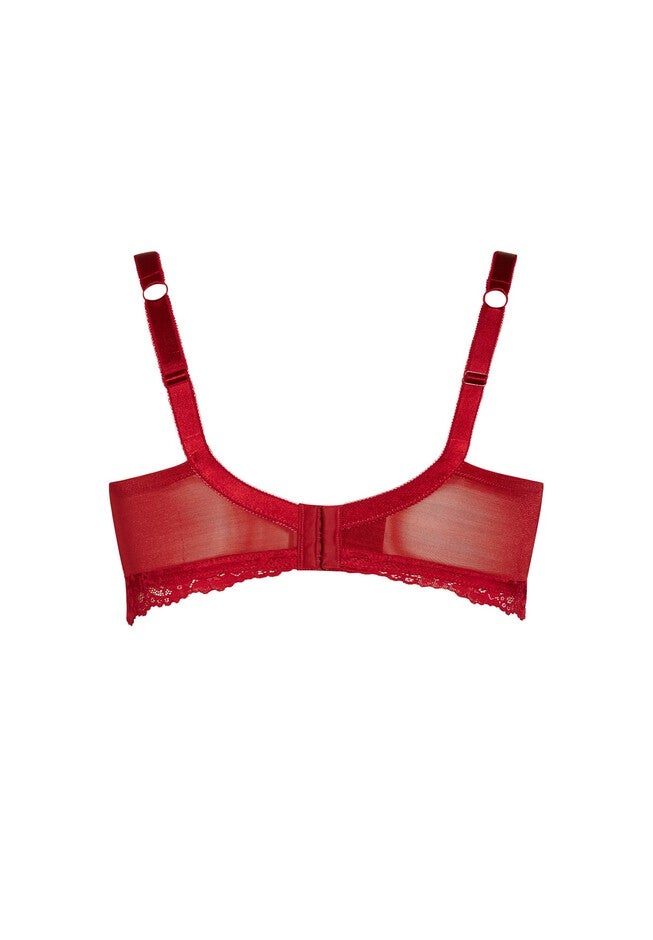 Full Coverage Bralette - crimson, RED, alternate image number null