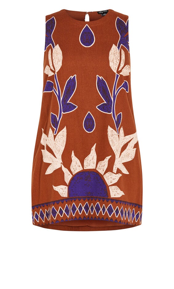 Nala Print Dress - ginger, NAXOS, alternate image number 3