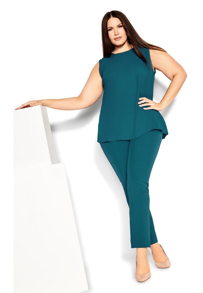 Avery Top - teal, GREEN, on-hover image number null