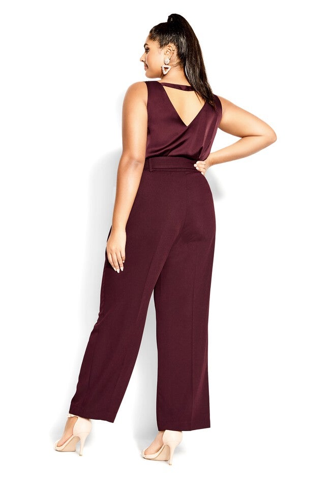 Quinn Pant - oxblood, RED, alternate image number null