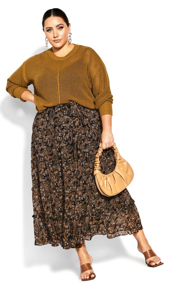 Amelia Sweater - dark gold, YELLOW, alternate image number null