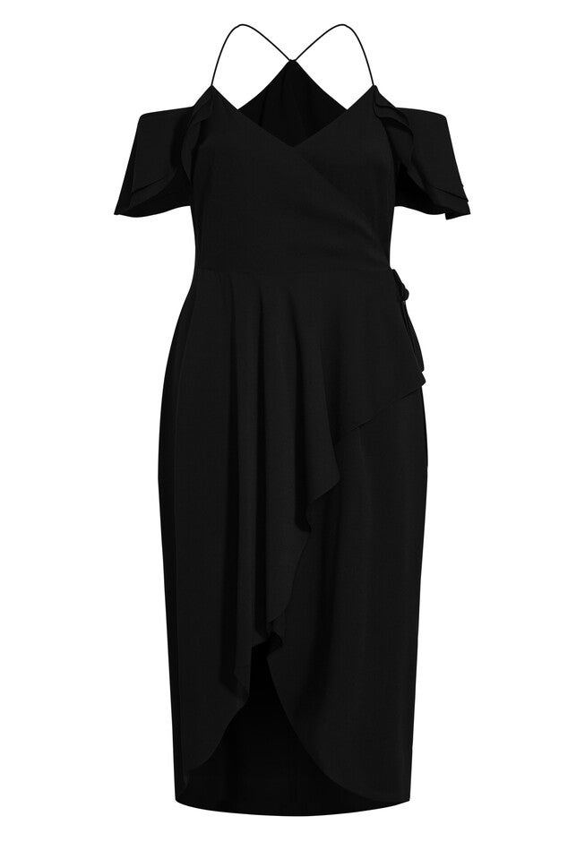 Elegant Maxi Dress - black, BLACK, alternate image number 3