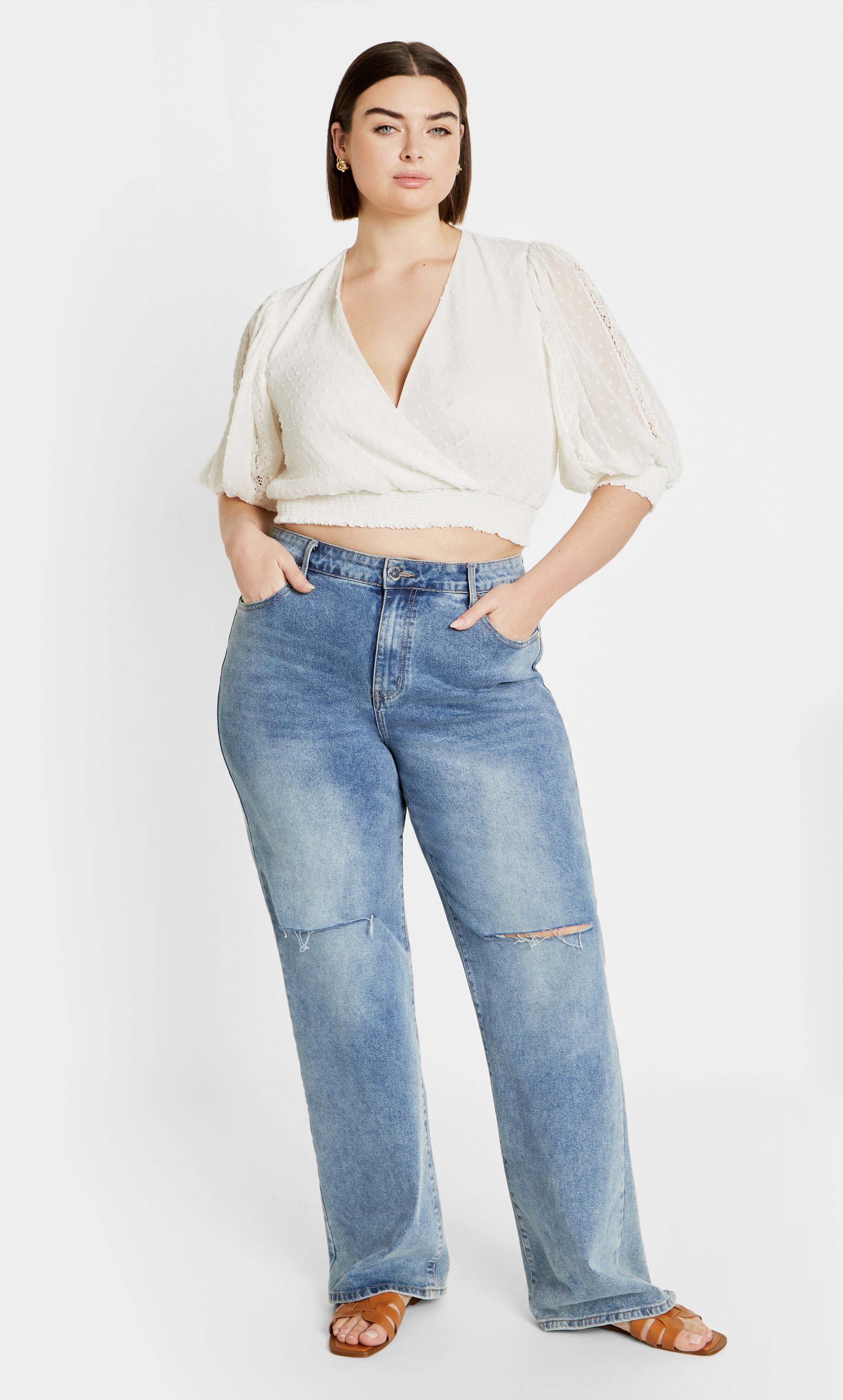 Dee Top - ivory, WHITE, alternate image number 1