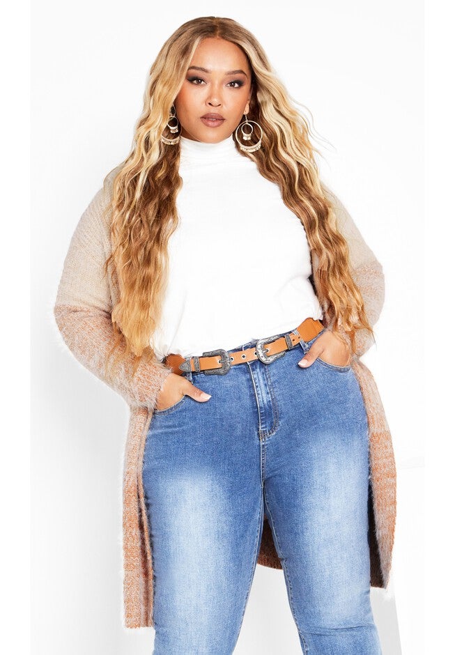 Kelsey Cardigan, CARAMEL, hi-res image number null