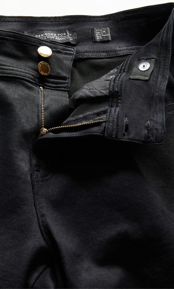 Asha Regular Skinny Jean - black, BLACK, alternate image number null