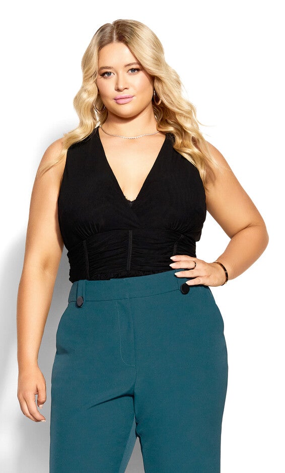 Tuxe Luxe Pant - jade, GREEN, alternate image number 4