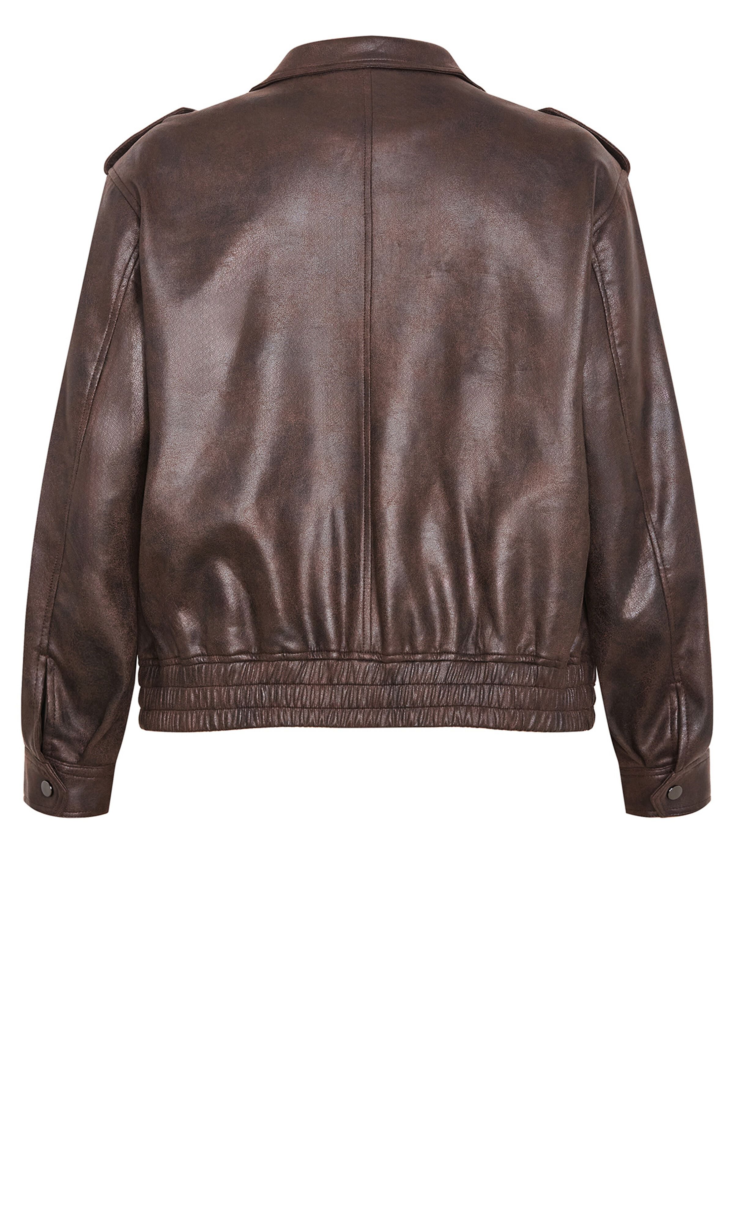 Jorja Bomber Jacket, BROWN, alternate image number 7