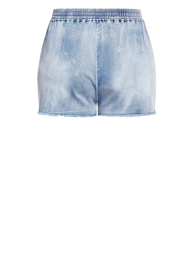 Soft Denim Short - denim, BLUE, alternate image number null