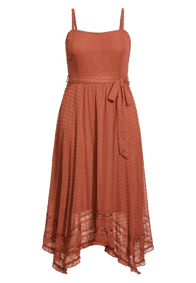 Flirty Nature Dress - cinnamon, BROWN, alternate image number 2