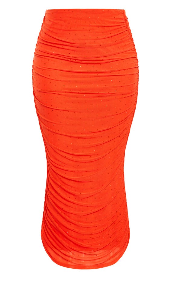 Kiera Skirt - tangerine, ORANGE, alternate image number null