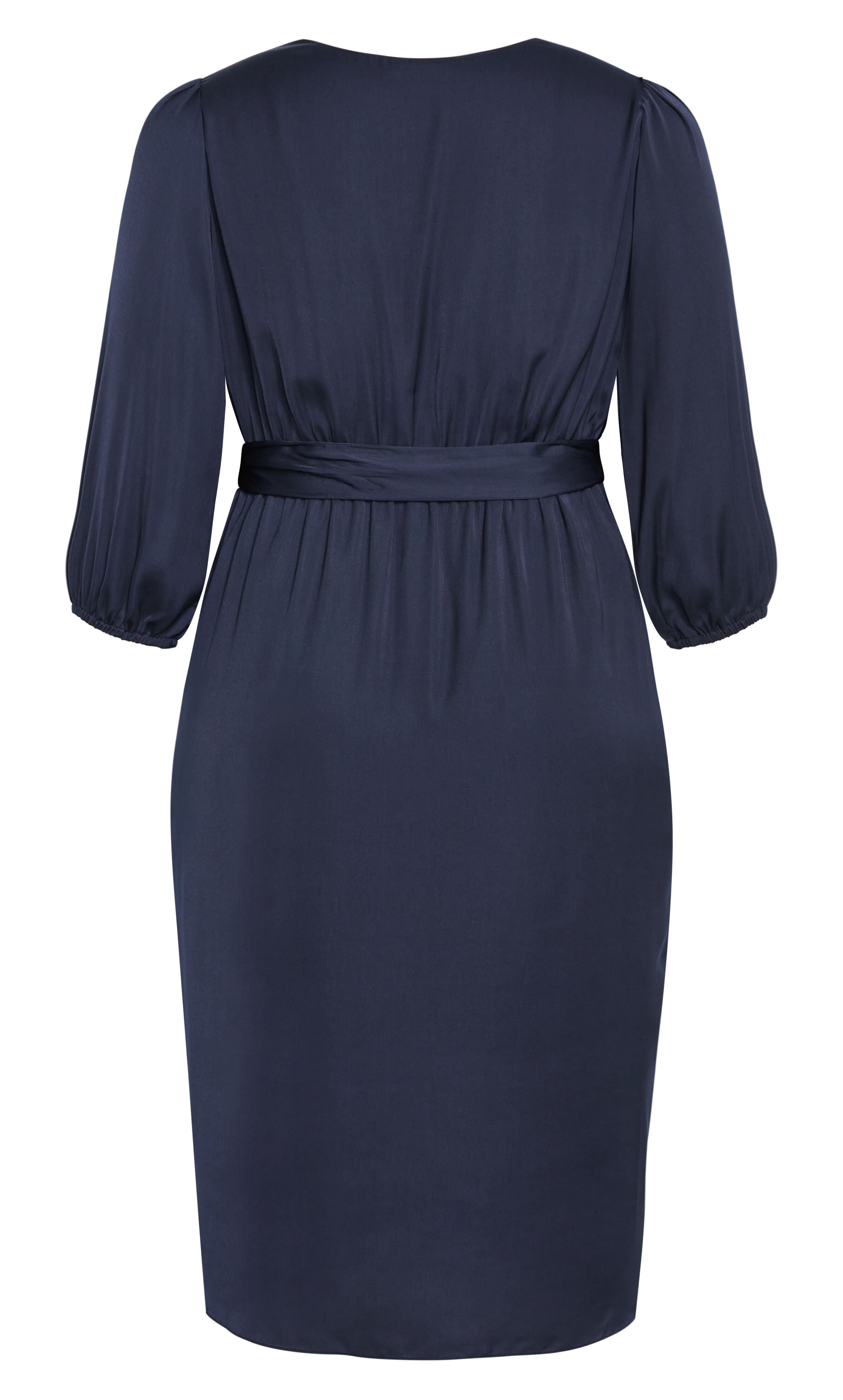 Opulent Elbow Sleeve Dress - navy, BLUE, alternate image number 5