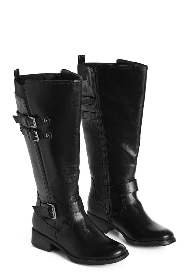 Mavis Tall Boot, BLACK, alternate image number null