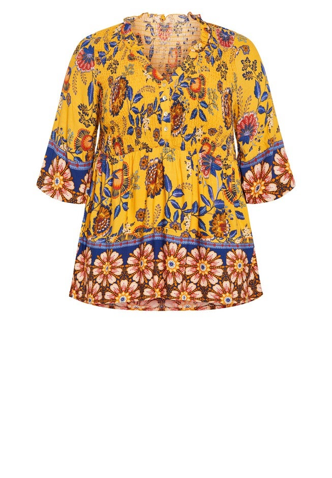 Sienna Top, GOLD BITTERSWEET, alternate image number 4