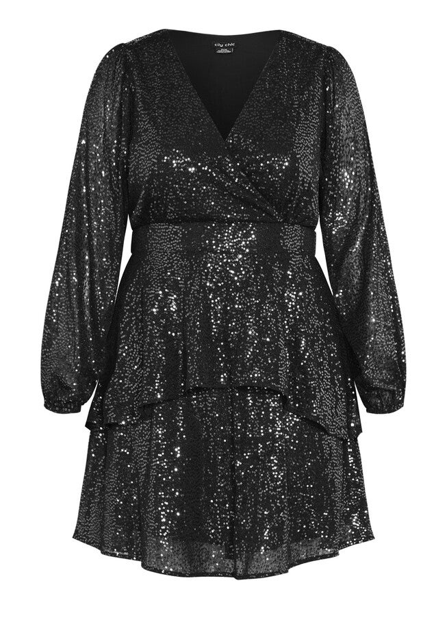Jocelyn Dress - black, BLACK, alternate image number null
