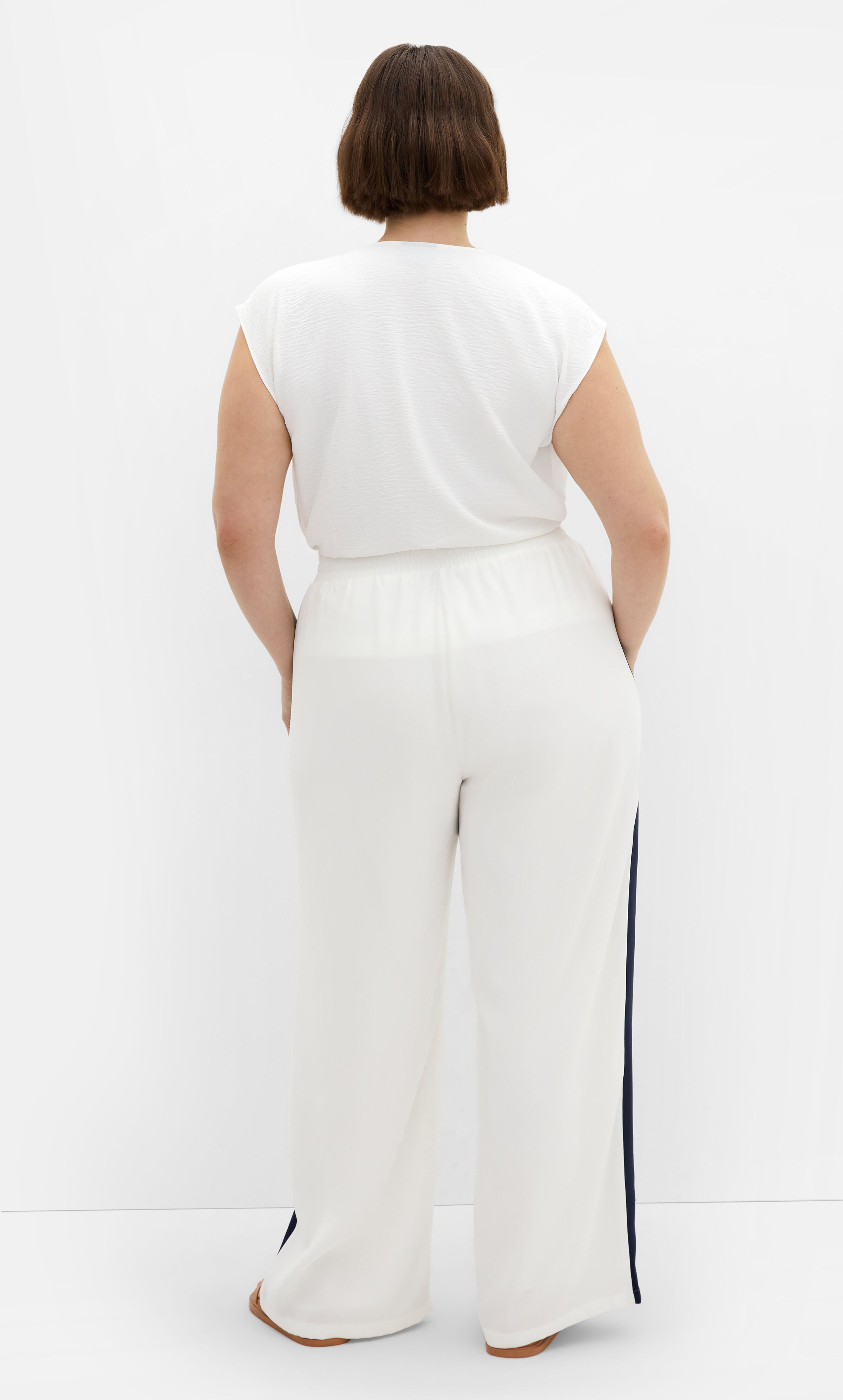 Lilia Lined Pant - ivory, WHITE, alternate image number 2
