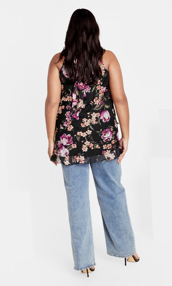 Kimmi Top - black, BLK PERFECT PETAL, alternate image number 4