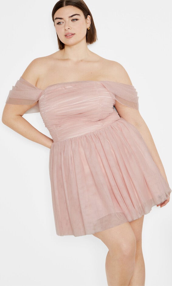 Lulu Dress - dusty pink, DUSTY PINK, alternate image number null