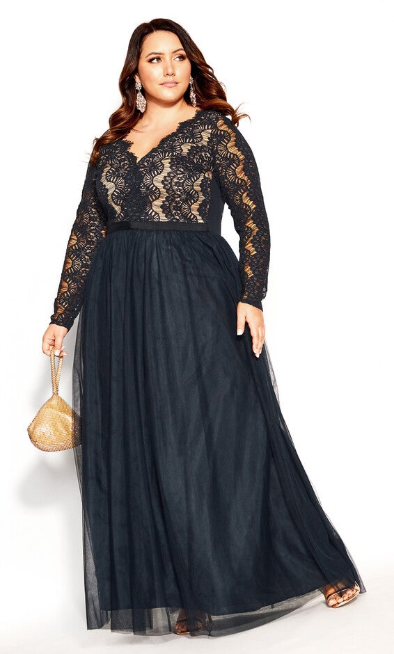 Rare Beauty Maxi Dress - navy, BLUE, hi-res image number 0