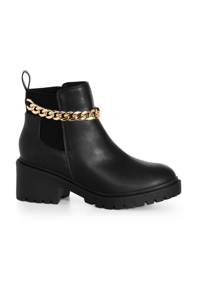 Amelia Ch Ankle Boot, BLACK, hi-res image number null