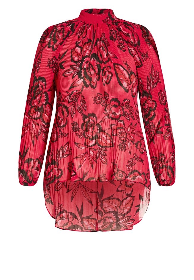 Cherry Bloom Top - cherry, RED, alternate image number null