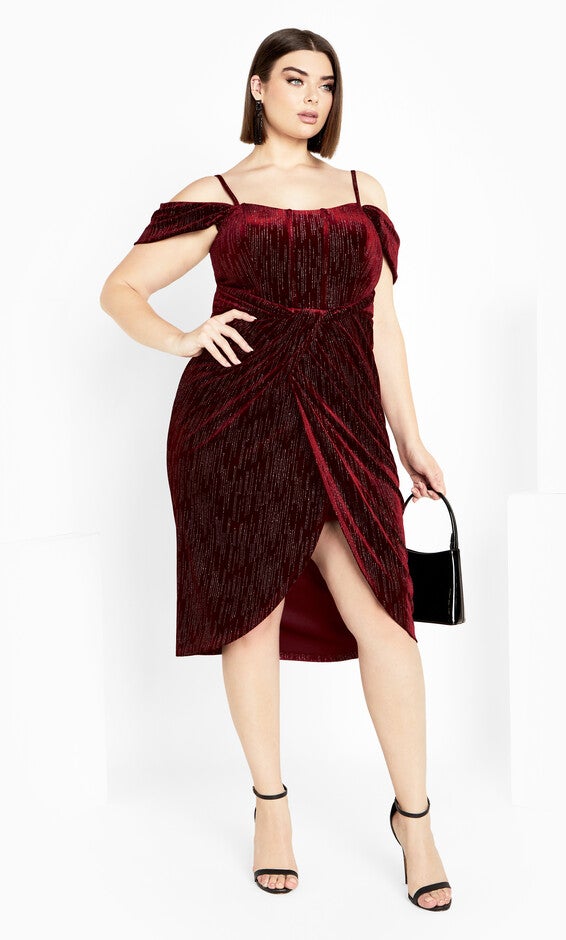 Jayla Dress - berry, RED, alternate image number null