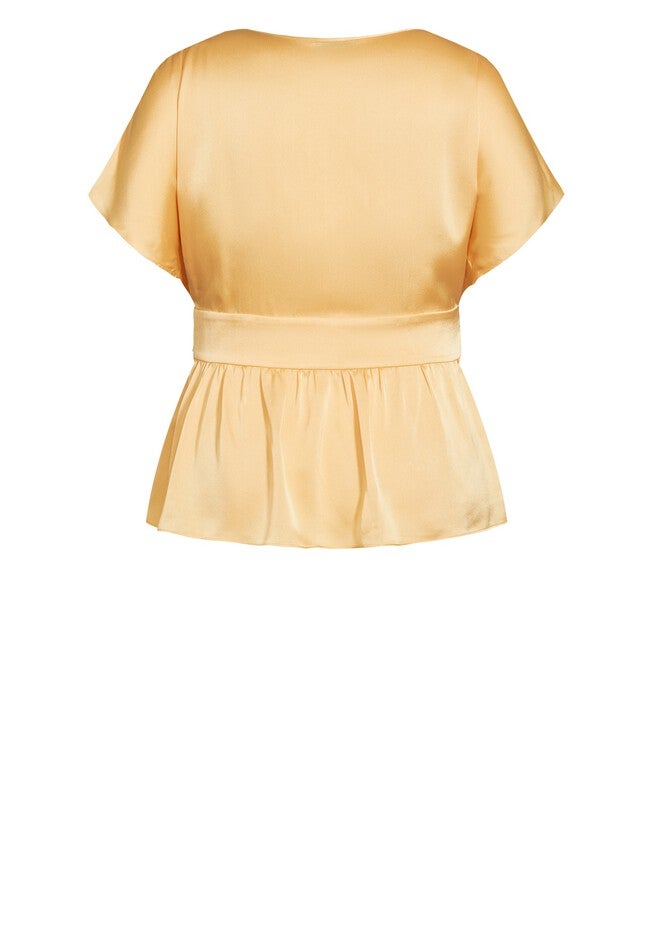 Tangled Top - soft gold, YELLOW, alternate image number null