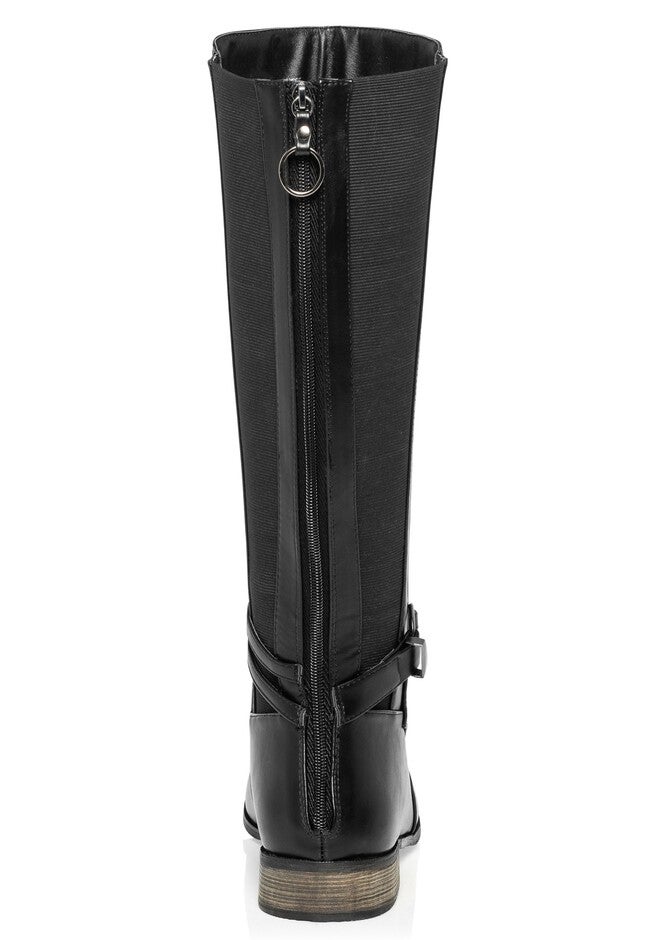 WIDE FIT Phoebe Knee High Boot - black, BLACK, alternate image number null