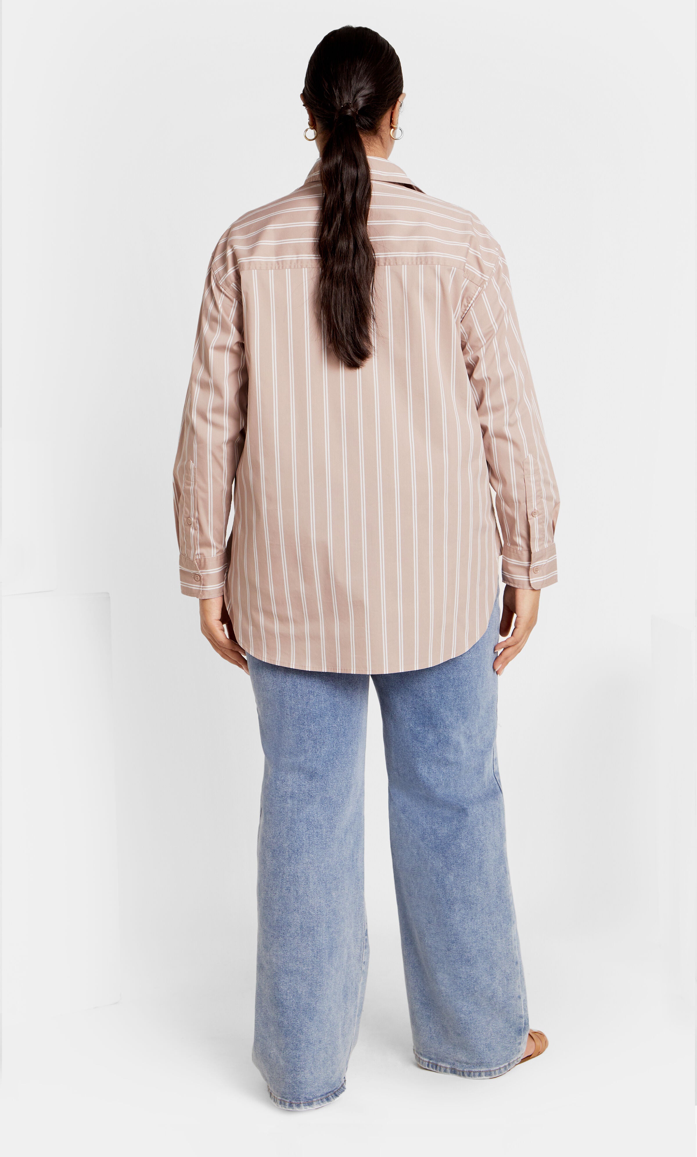 Celine Shirt - taupe, BROWN, alternate image number 2