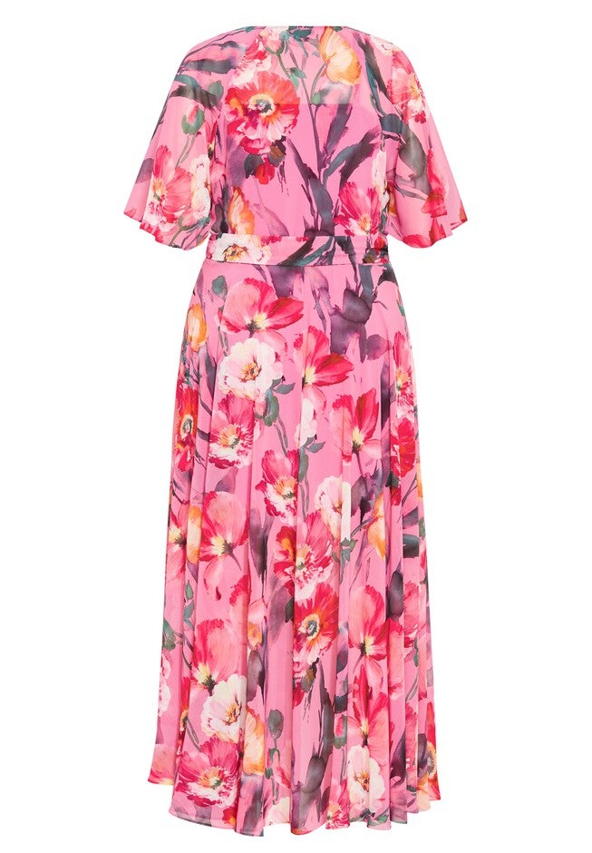 Lovers Lane Print Dress - rose, PINK, alternate image number 4