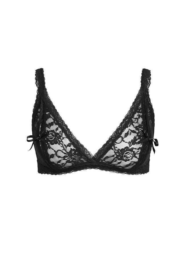Peep Show Bralette - black, BLACK, alternate image number 5