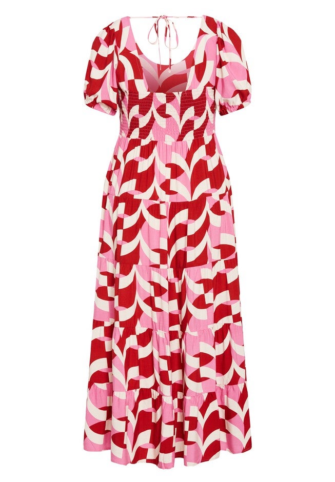 Mila Print Dress - pink, PINK, alternate image number 3