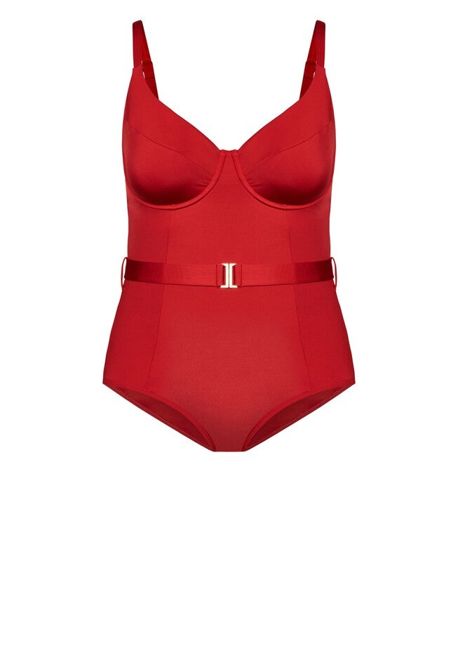 Lily Underwire 1 Piece - salsa, RED, alternate image number null