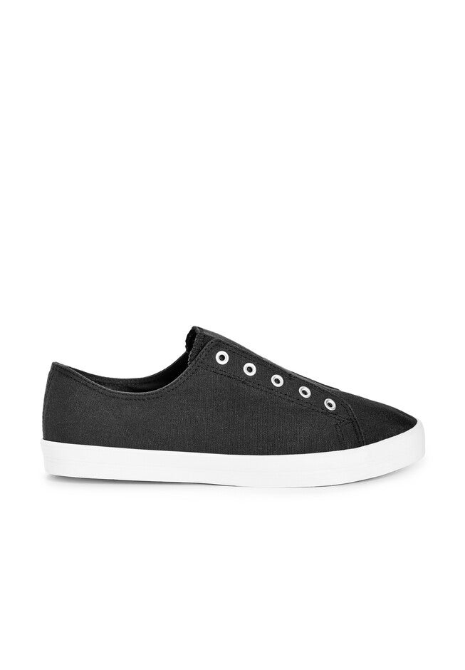 Laceless Sneaker, BLACK, alternate image number null