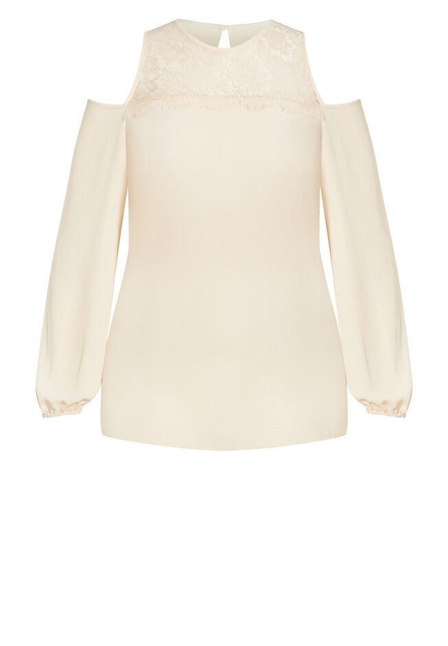 Natalia Top - buff, BEIGE, alternate image number 3