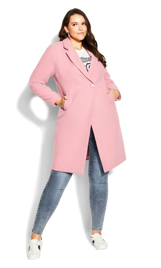 Effortless Chic Coat - blush, PINK, alternate image number null