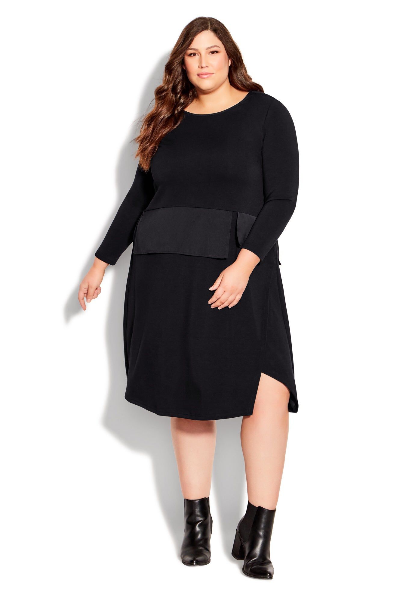Beyond Knit Dress, BLACK, hi-res image number 0