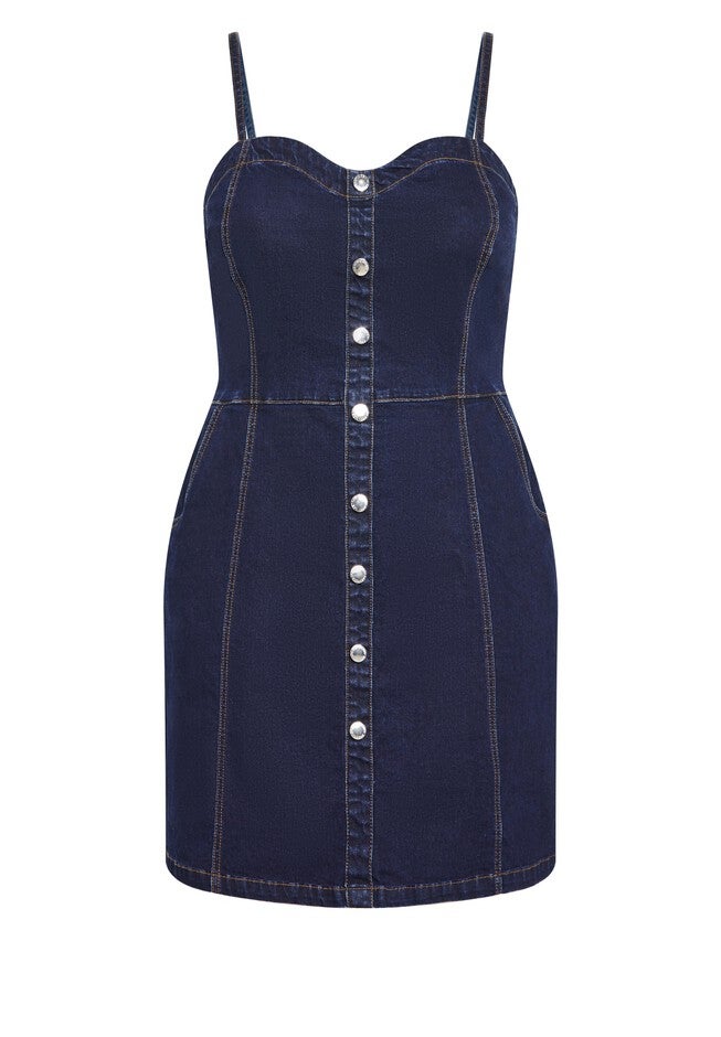 Ashlynn Dress - indigo, BLUE, alternate image number null
