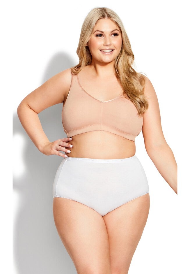 Comfort Cotton No Wire Bra, NATURAL, hi-res image number 0