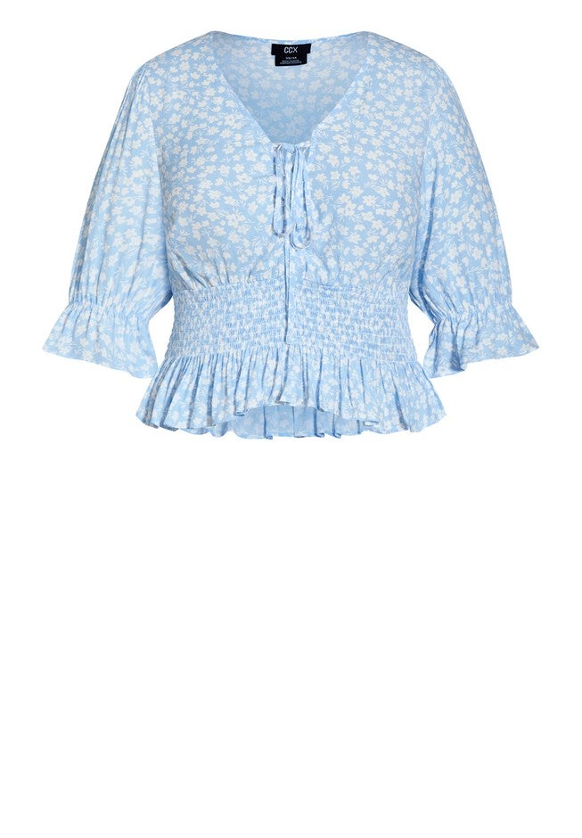 Cecillia Top - blue, BLUE, alternate image number 3